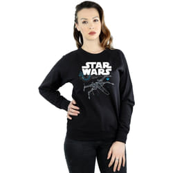 Star Wars - Sweat THE LAST JEDI X-WING - Femme (Noir)