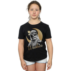 Star Wars - T-shirt THE LAST JEDI - Fille (Noir)