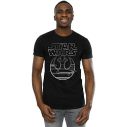 Star Wars - T-shirt THE LAST JEDI RESISTANCE - Homme (Noir)
