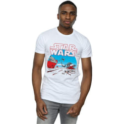 Star Wars - T-shirt THE LAST JEDI - Homme (Blanc)