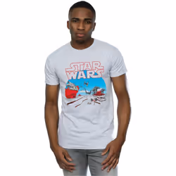 Star Wars - T-shirt THE LAST JEDI - Homme (Gris chiné)