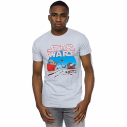Star Wars - T-shirt THE LAST JEDI - Homme (Gris chiné)