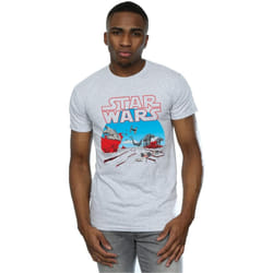 Star Wars - T-shirt THE LAST JEDI - Homme (Gris chiné)