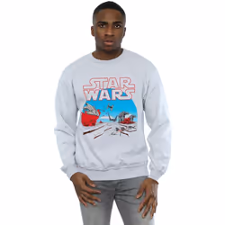 Star Wars - Sweat THE LAST JEDI - Homme (Gris chiné)