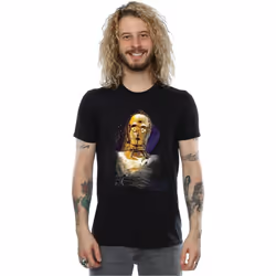 Star Wars - T-shirt THE LAST JEDI - Homme (Noir)