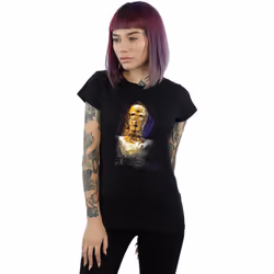 Star Wars - T-shirt THE LAST JEDI - Femme (Noir)