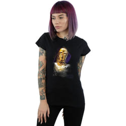 Star Wars - T-shirt THE LAST JEDI - Femme (Noir)