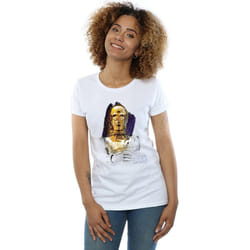 Star Wars - T-shirt THE LAST JEDI - Femme (Blanc)