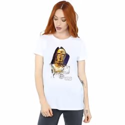 Star Wars - T-shirt THE LAST JEDI - Femme (Blanc)