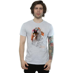 Star Wars - T-shirt THE LAST JEDI - Homme (Gris chiné)