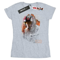 Star Wars - T-shirt THE LAST JEDI - Femme (Gris chiné)