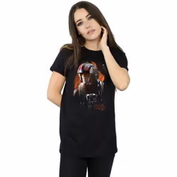Star Wars - T-shirt THE LAST JEDI - Femme (Noir)