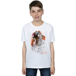 Star Wars - T-shirt THE LAST JEDI - Garçon (Blanc)