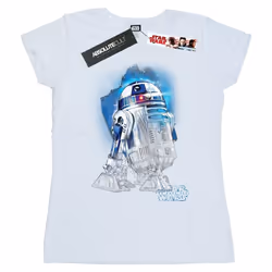 Star Wars - T-shirt THE LAST JEDI - Femme (Blanc)