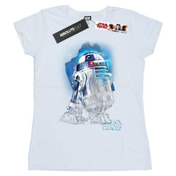 Star Wars - T-shirt THE LAST JEDI - Femme (Blanc)