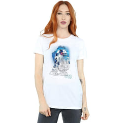 Star Wars - T-shirt THE LAST JEDI - Femme (Blanc)