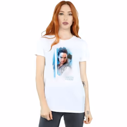 Star Wars - T-shirt THE LAST JEDI - Femme (Blanc)