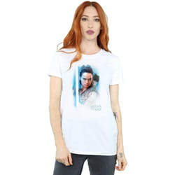 Star Wars - T-shirt THE LAST JEDI - Femme (Blanc)