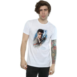 Star Wars - T-shirt THE LAST JEDI - Homme (Blanc)