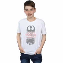 Star Wars - T-shirt THE LAST JEDI - Garçon (Blanc)