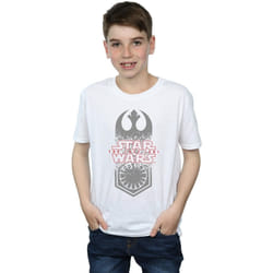 Star Wars - T-shirt THE LAST JEDI - Garçon (Blanc)