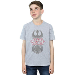 Star Wars - T-shirt THE LAST JEDI - Garçon (Gris chiné)
