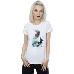Star Wars - T-shirt THE LAST JEDI - Femme (Blanc)