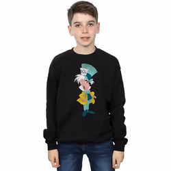 Disney - Sweat ALICE IN WONDERLAND CLASSIC MAD HATTER - Garçon (Noir)