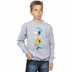 Disney - Sweat ALICE IN WONDERLAND CLASSIC MAD HATTER - Garçon (Gris chiné)