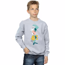 Disney - Sweat ALICE IN WONDERLAND CLASSIC MAD HATTER - Garçon (Gris chiné)