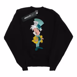 Disney - Sweat ALICE IN WONDERLAND CLASSIC MAD HATTER - Fille (Noir)