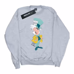Disney - Sweat ALICE IN WONDERLAND CLASSIC MAD HATTER - Fille (Gris chiné)