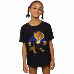 Disney - T-shirt BEAUTY AND THE BEAST - Fille (Noir)