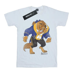 Disney - T-shirt BEAUTY AND THE BEAST - Fille (Blanc)