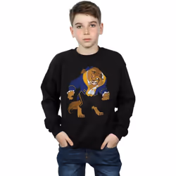 Disney - Sweat BEAUTY AND THE BEAST - Garçon (Noir)