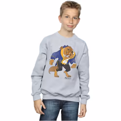Disney - Sweat BEAUTY AND THE BEAST - Garçon (Gris chiné)