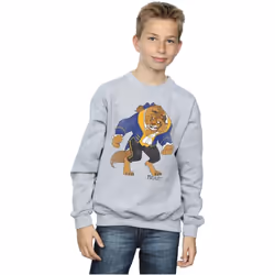 Disney - Sweat BEAUTY AND THE BEAST - Garçon (Gris chiné)