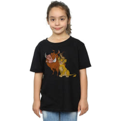 Disney - T-shirt THE LION KING - Fille (Noir)