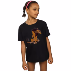 Disney - T-shirt THE LION KING - Fille (Noir)