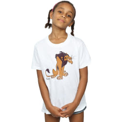 Disney - T-shirt THE LION KING - Fille (Blanc)