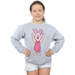 Winnie the Pooh - Sweat CLASSIC - Fille (Gris chiné)