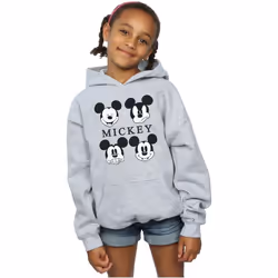 Disney - Sweat à capuche - Fille (Gris chiné)