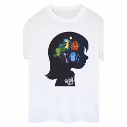 Disney - T-shirt INSIDE OUT - Femme (Blanc)