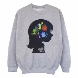 Disney - Sweat INSIDE OUT - Fille (Gris chiné)