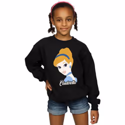 Disney Princess - Sweat - Fille (Noir)