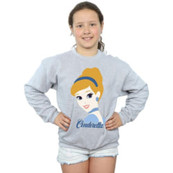 Disney Princess - Sweat - Fille (Gris chiné)