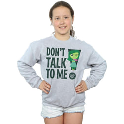 Disney - Sweat INSIDE OUT DONT TALK TO ME - Fille (Gris chiné)