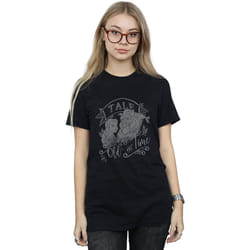 Disney - T-shirt BEAUTY AND THE BEAST TALE AS OLD AS TIME - Femme (Noir)