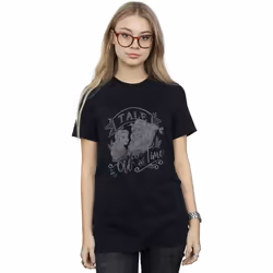 Disney - T-shirt BEAUTY AND THE BEAST TALE AS OLD AS TIME - Femme (Noir)