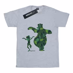 Jungle Book - T-shirt MOWGLI AND BALOO DANCE - Fille (Gris chiné)